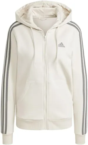 adidas Women's Essentials 3-Stripes Full Zip Fleece Hoodie