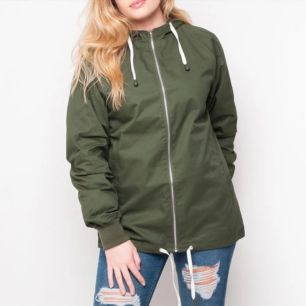 Pop - Anorak - Womens Jacket - Olive