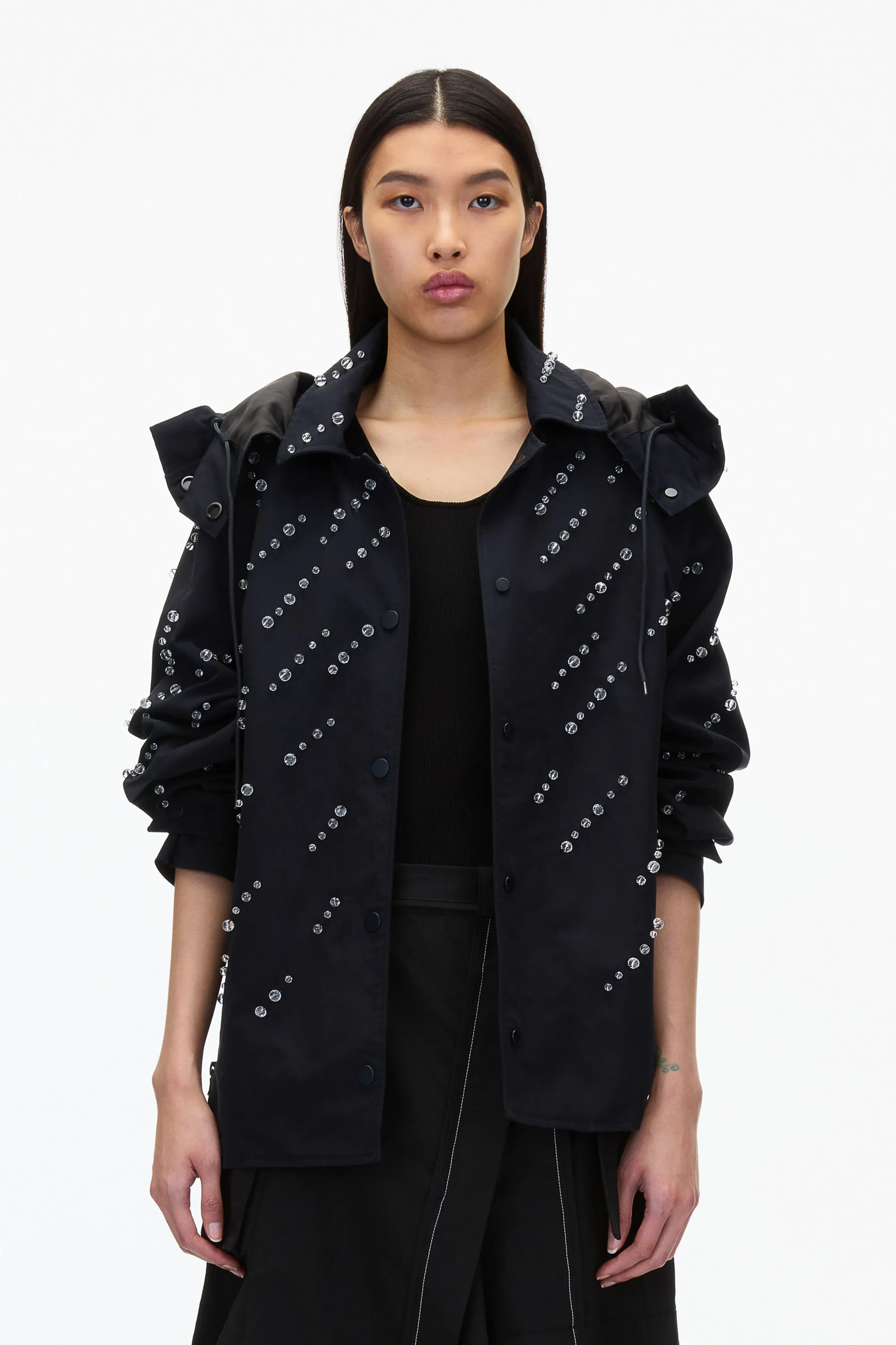 Rainfall Embroidered Anorak