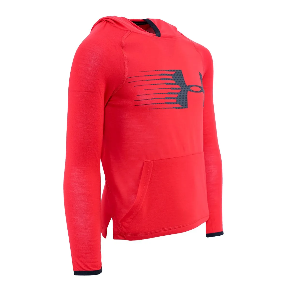 Under Armour Boys' Graphic Logo Heatgear L/S Hoodie Shirt