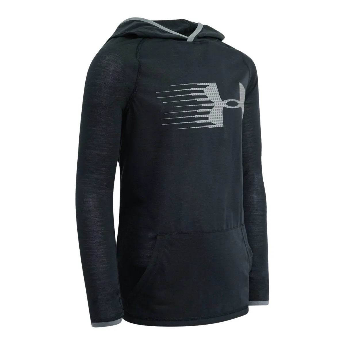 Under Armour Boys' Graphic Logo Heatgear L/S Hoodie Shirt