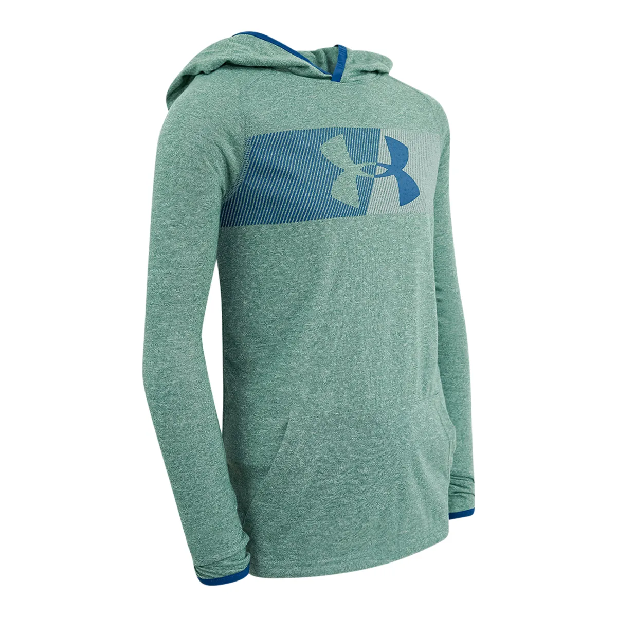 Under Armour Boys' Graphic Logo Heatgear L/S Hoodie Shirt