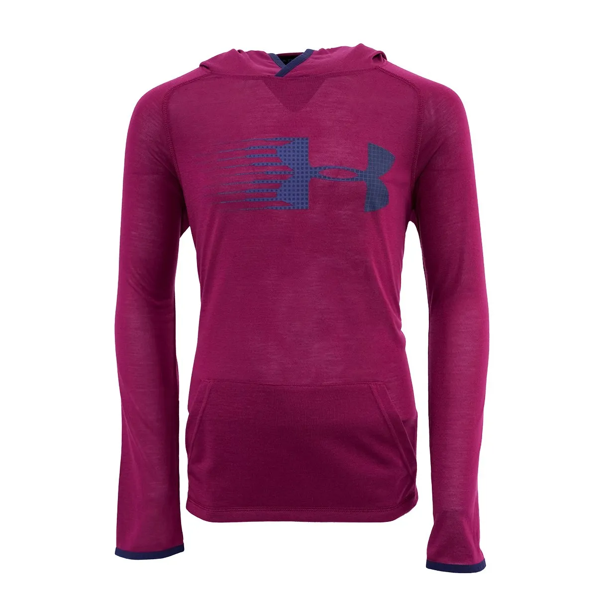 Under Armour Boys' Graphic Logo Heatgear L/S Hoodie Shirt