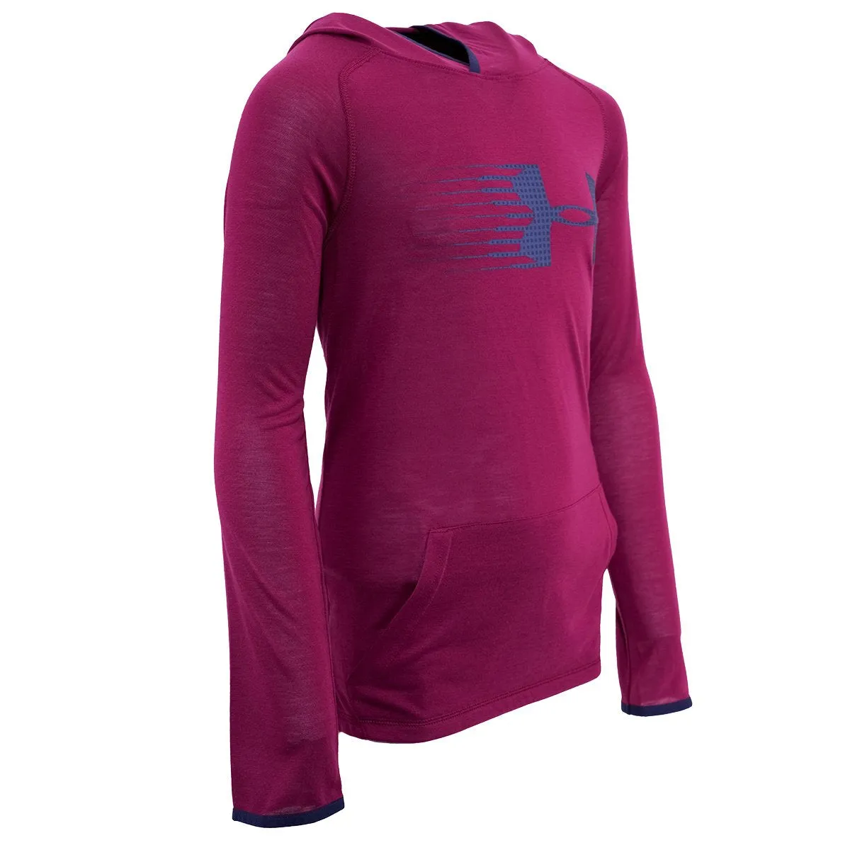 Under Armour Boys' Graphic Logo Heatgear L/S Hoodie Shirt