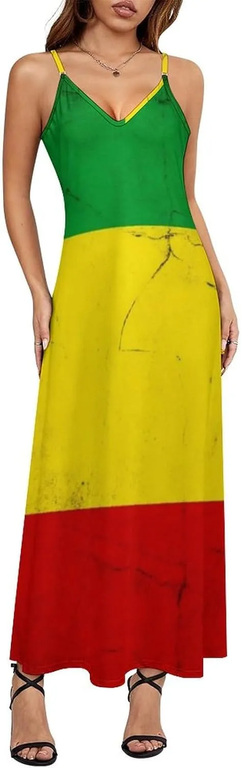 Women's Sexy V Neck Long Sleeveless Dress Full Slip for Under Dress