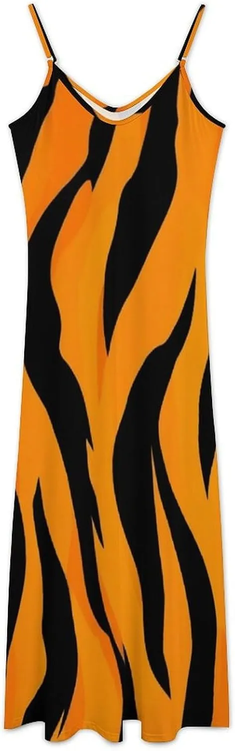 Women's Sexy V Neck Long Sleeveless Dress Full Slip for Under Dress